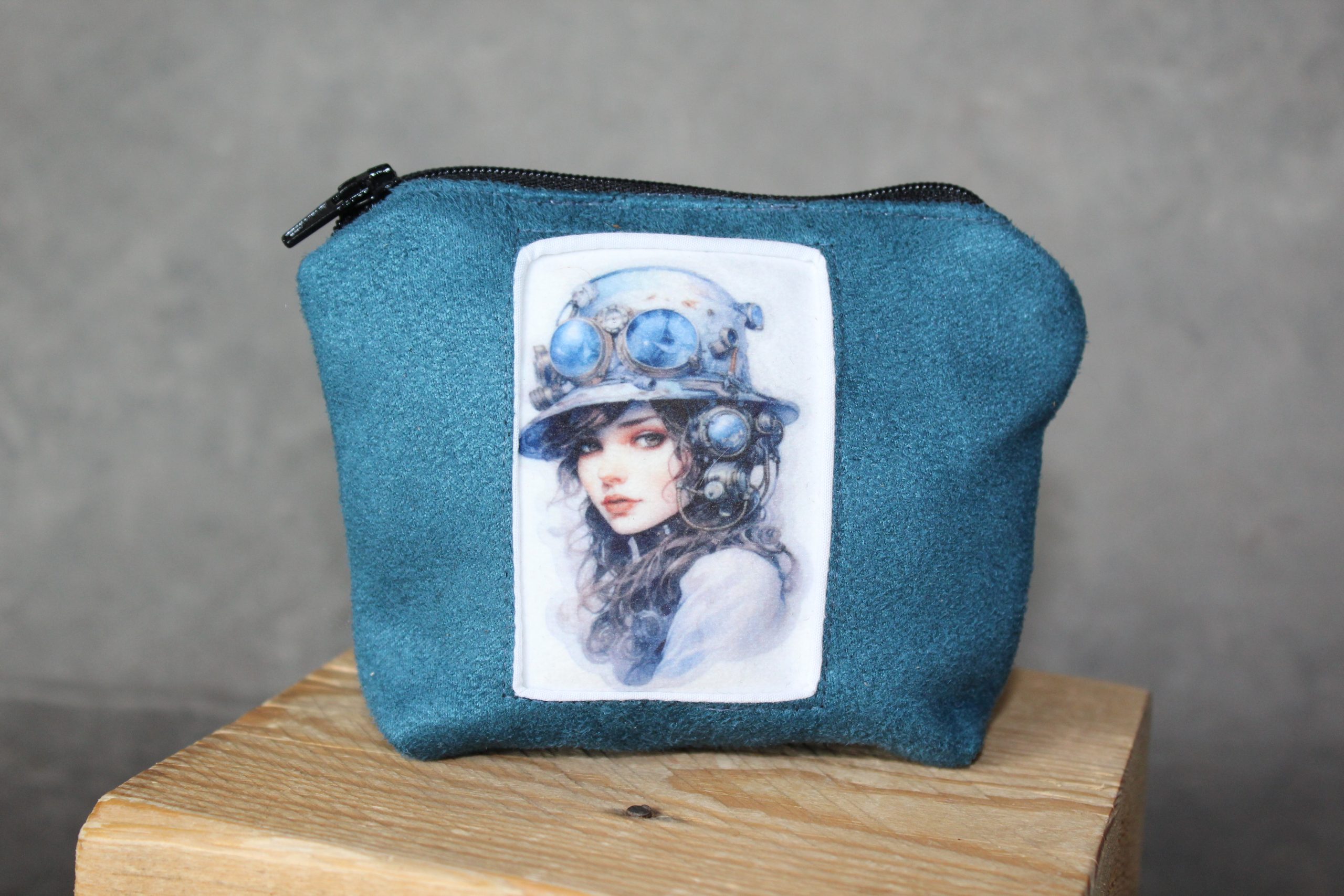 Porte monnaie steampunk " L'Ingénieuse Mystique"