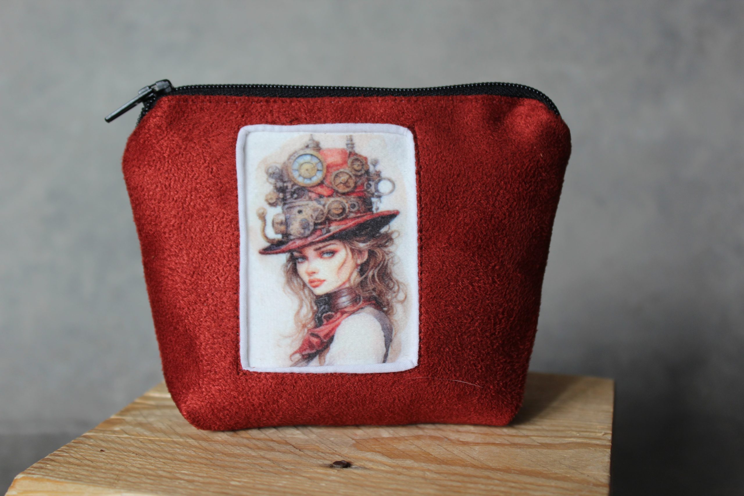 Porte monnaie steampunk " L'Ingénieuse Mystique"