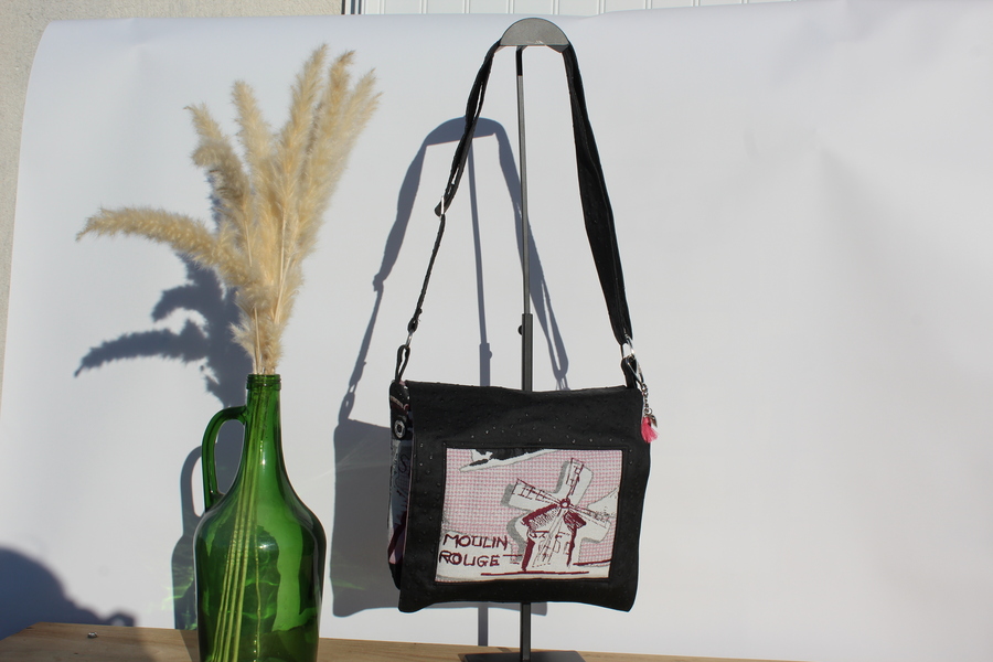 Sac Besace "Paris Chic"